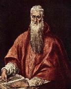 El Greco St Jerome as Cardinal oil painting artist